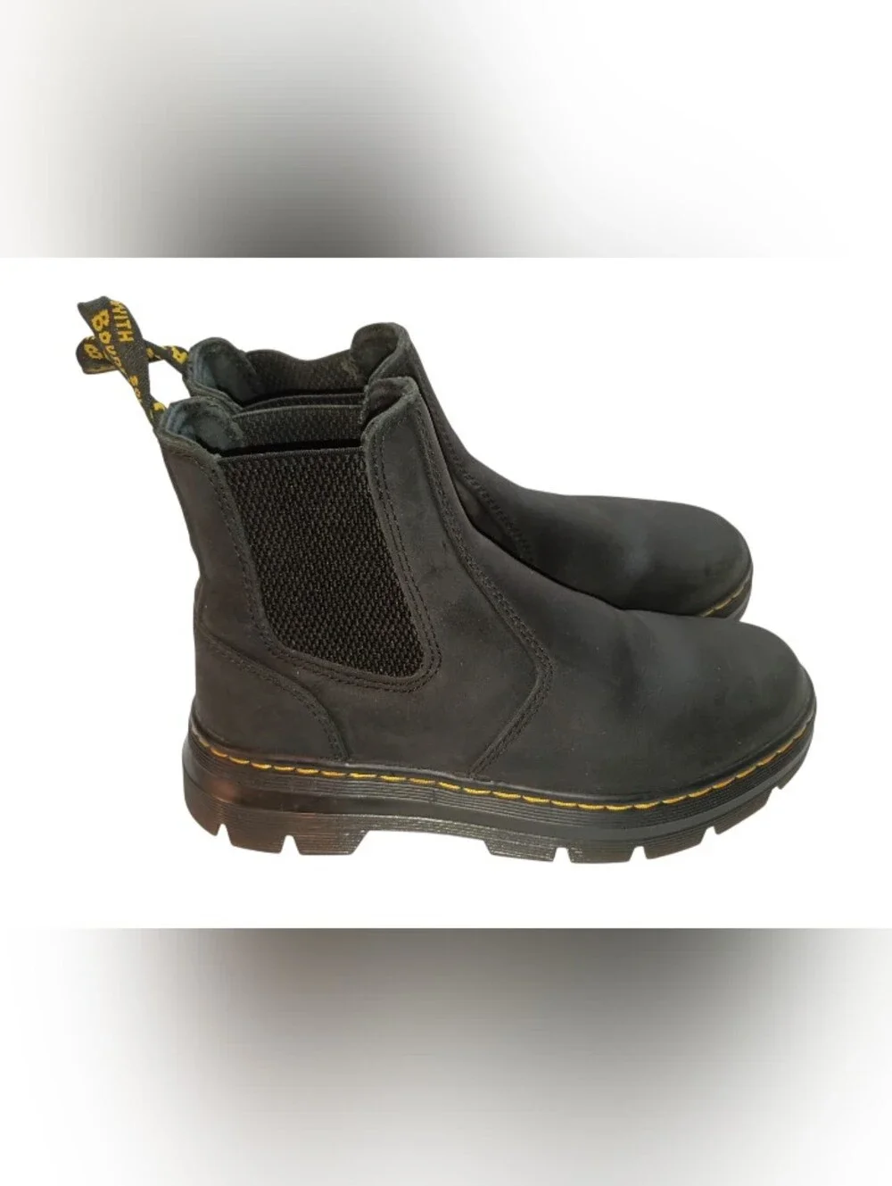 Dr. Martens Embury Leather Chelsea Boots Women's Sz 6 Men's Sz 5 Black Air Wair